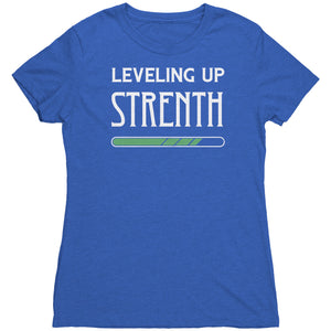 Leveling Up Strength T-shirt - Gemmed Firefly