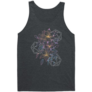 Lilies and Luck Tank T-shirt - Gemmed Firefly