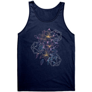 Lilies and Luck Tank T-shirt - Gemmed Firefly