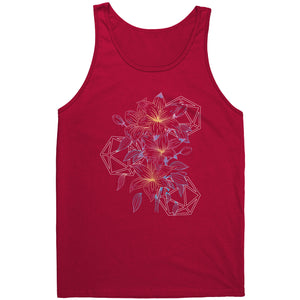 Lilies and Luck Tank T-shirt - Gemmed Firefly