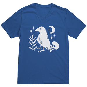 Lucky Raven and Skull T-shirt - Gemmed Firefly