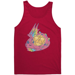 Luxury Lucky Dragon d20 - Nat 1 T-shirt - Gemmed Firefly