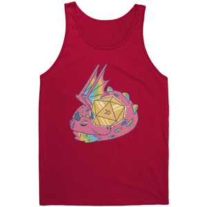 Luxury Luck Dragon d20 - Nat 20 T-shirt - Gemmed Firefly
