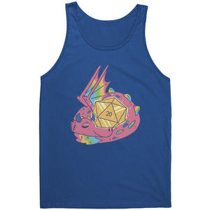 Luxury Luck Dragon d20 - Nat 20 T-shirt - Gemmed Firefly