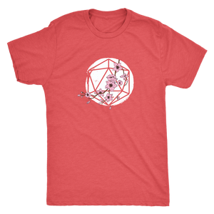D20 Cherry Blossom T-shirt  - Gemmed Firefly