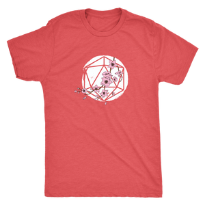 D20 Cherry Blossom T-shirt - Gemmed Firefly