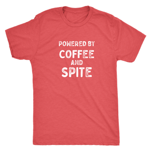 Powered By Coffee and Spite T-shirt - Gemmed Firefly