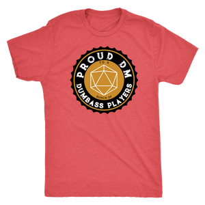 Proud DM to a Bunch of Dumbass Players Black Label T-shirt - Gemmed Firefly