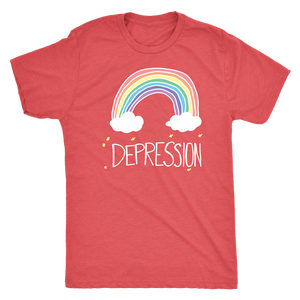 Depression Rainbow Shirt T-shirt - Gemmed Firefly