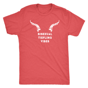 Bisexual Tiefling Vibes T-shirt - Gemmed Firefly