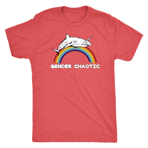 Gender Chaotic Shark T-shirt - Gemmed Firefly
