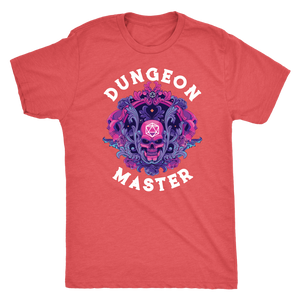 Dungeon Master Dark Skull D20 Rune T-shirt - Gemmed Firefly