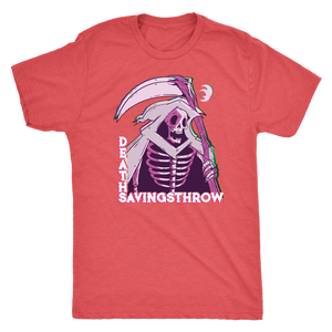 Death Save Glitch Reaper T-shirt - Gemmed Firefly