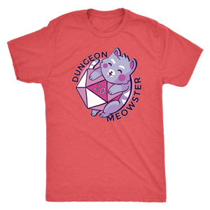 The Dungeon Meowster D20 Cat Shirt T-shirt - Gemmed Firefly