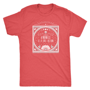 Kindness is a Free Action T-shirt - Gemmed Firefly