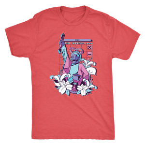 The Magician Tarot in Cyber Vapor T-shirt - Gemmed Firefly