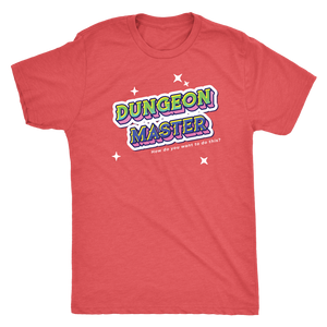 Dungeon Master Retro Title T-shirt - Gemmed Firefly