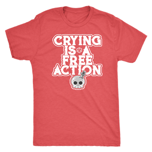 Crying is a Free Action T-shirt - Gemmed Firefly