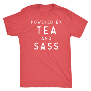 Powered by Tea and Sass T-shirt - Gemmed Firefly