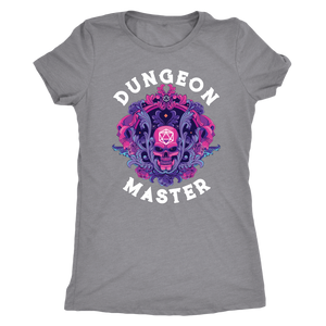 Dungeon Master Dark Skull D20 Rune T-shirt - Gemmed Firefly