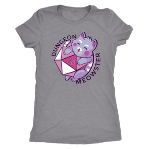 The Dungeon Meowster D20 Cat Shirt T-shirt - Gemmed Firefly