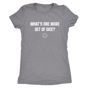 What's One More Set of Dice? T-shirt - Gemmed Firefly
