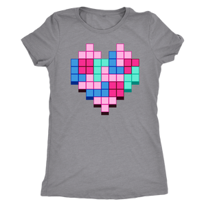Candy Block Love Heart T-shirt - Gemmed Firefly