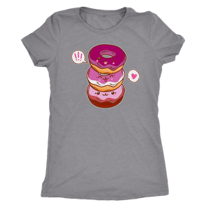 Lesbian Flag Cutie Donuts T-shirt - Gemmed Firefly