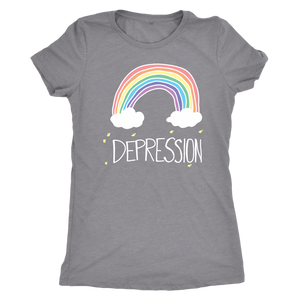 Depression Rainbow Shirt T-shirt - Gemmed Firefly