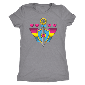 Pansexual Paladin (Badge Only) T-shirt - Gemmed Firefly