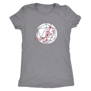 D20 Cherry Blossom T-shirt - Gemmed Firefly
