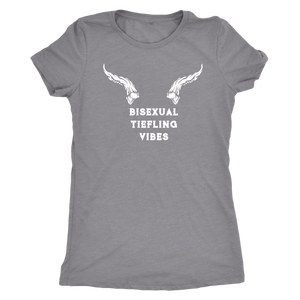 Bisexual Tiefling Vibes T-shirt - Gemmed Firefly