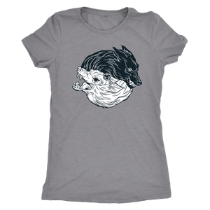 Two Wolves to Feed T-shirt - Gemmed Firefly