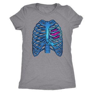 D20 Heart and Vapor Ribs T-shirt - Gemmed Firefly