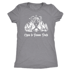 Open to Demon Pacts T-shirt - Gemmed Firefly