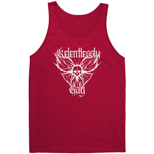 Relentlessly Gay (Metal Design) T-shirt - Gemmed Firefly
