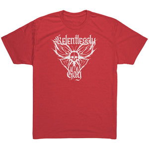 Relentlessly Gay (Metal Design) T-shirt - Gemmed Firefly