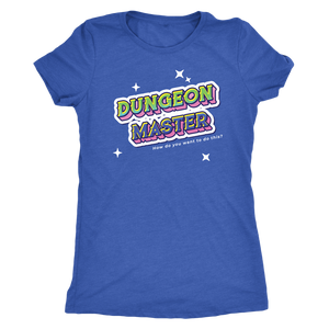 Dungeon Master Retro Title T-shirt - Gemmed Firefly