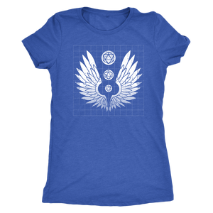 D20 Wings of Future Radiance T-shirt - Gemmed Firefly