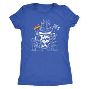 Iced Coffee, Equality, and Cats Kawaii Doodle T-shirt - Gemmed Firefly