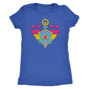Pansexual Paladin (Badge Only) T-shirt - Gemmed Firefly