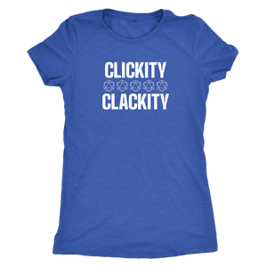 Clickity Clackity T-shirt - Gemmed Firefly