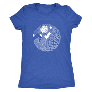 D20 Mountains Majesty T-shirt - Gemmed Firefly