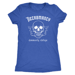 Necromancy Community College T-shirt - Gemmed Firefly