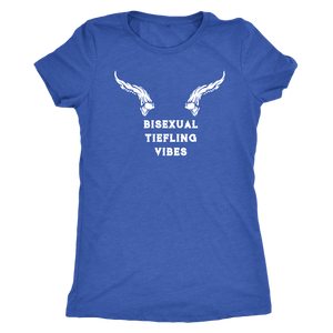 Bisexual Tiefling Vibes T-shirt - Gemmed Firefly