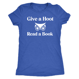 Give A Hoot Read A Book Shirt T-shirt - Gemmed Firefly