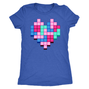 Candy Block Love Heart T-shirt - Gemmed Firefly