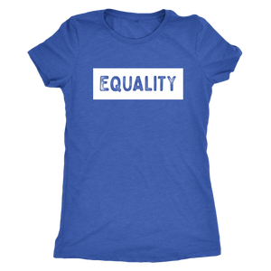 Equality Stencil Text T-shirt - Gemmed Firefly