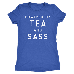 Powered by Tea and Sass T-shirt - Gemmed Firefly