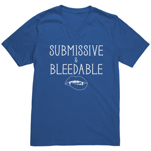 Submissive and Bleedable T-Shirt - Gemmed Firefly